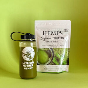 ＨＲ　スルー、バーン、プロテイン抹茶 オーガニックプロテイン ヘンプ&抹茶 250g - ヘンプス | HEMPS